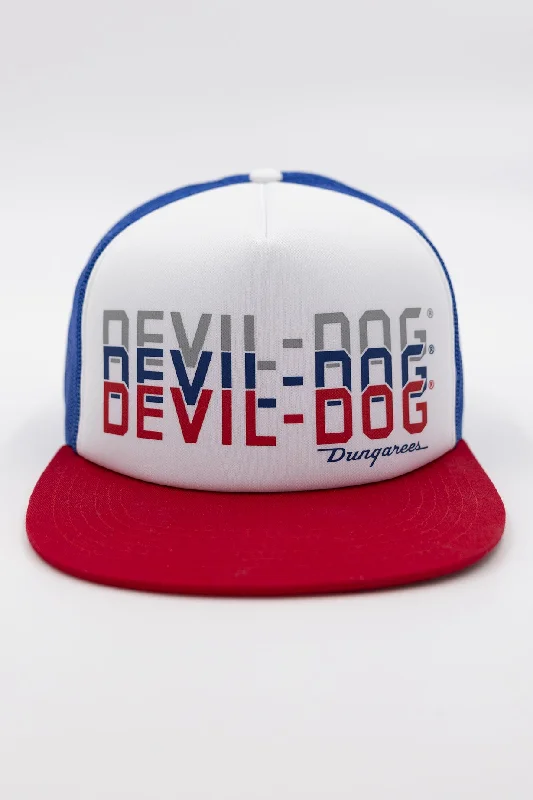 Foam Front Trucker - Red/White/Blue