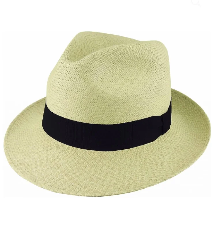 Teddy King Fedora Panama Brisa #3  Brim 6cms - Natural