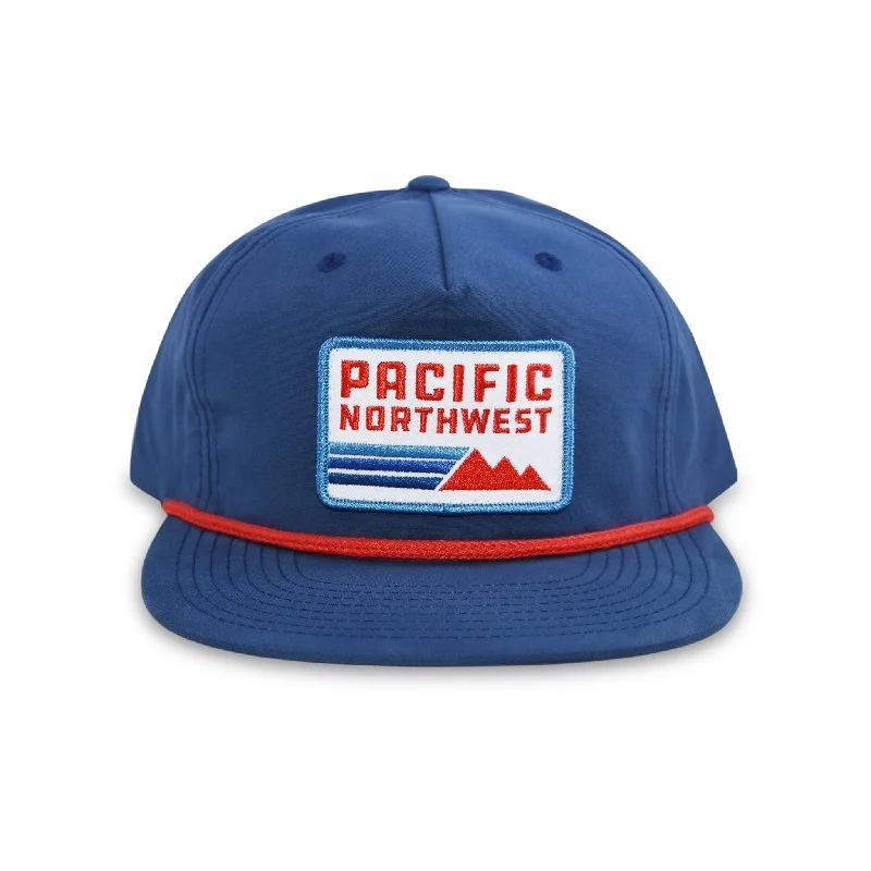 Retro 5-Panel Snapback Navy