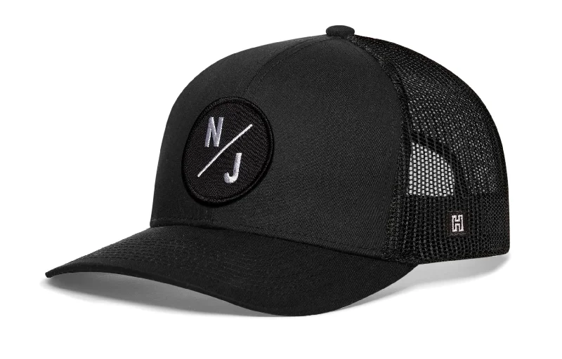 New Jersey Hat | Black NJ Snapback