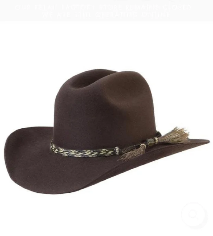 Akubra Rough Rider - Loden Brown 57cms - Last one!