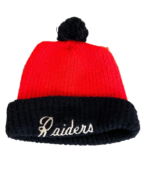 Vintage Raiders Beanie 1970s Pom Beanie