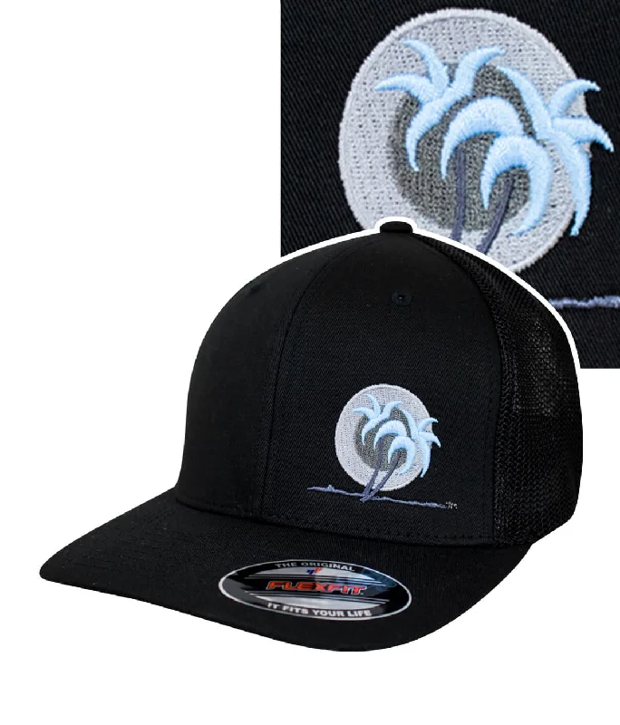 "Blade" Black Meshback Flexfit Hat