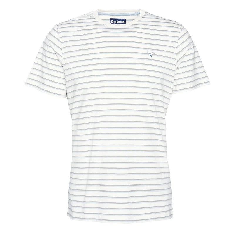 Barbour Ponte Striped T-Shirt Ecru