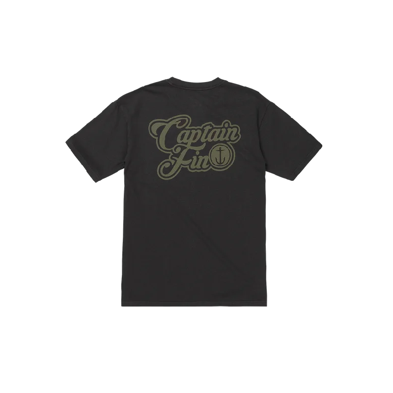 Captain Fin Men's Oh Yeah Logo T-Shirt - Black