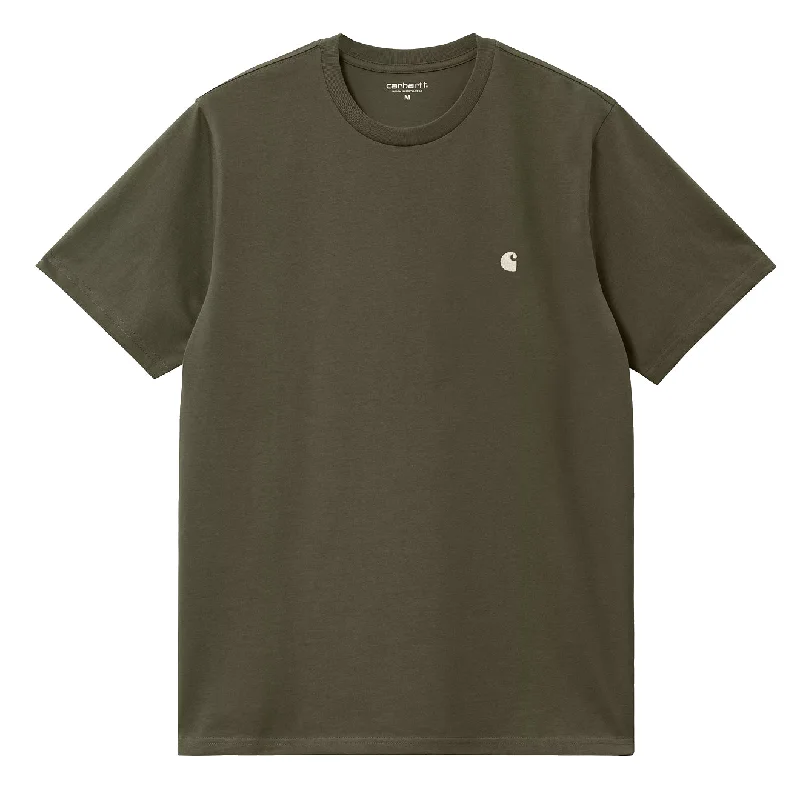 Carhartt WIP S/S Madison T-Shirt Office Green / White