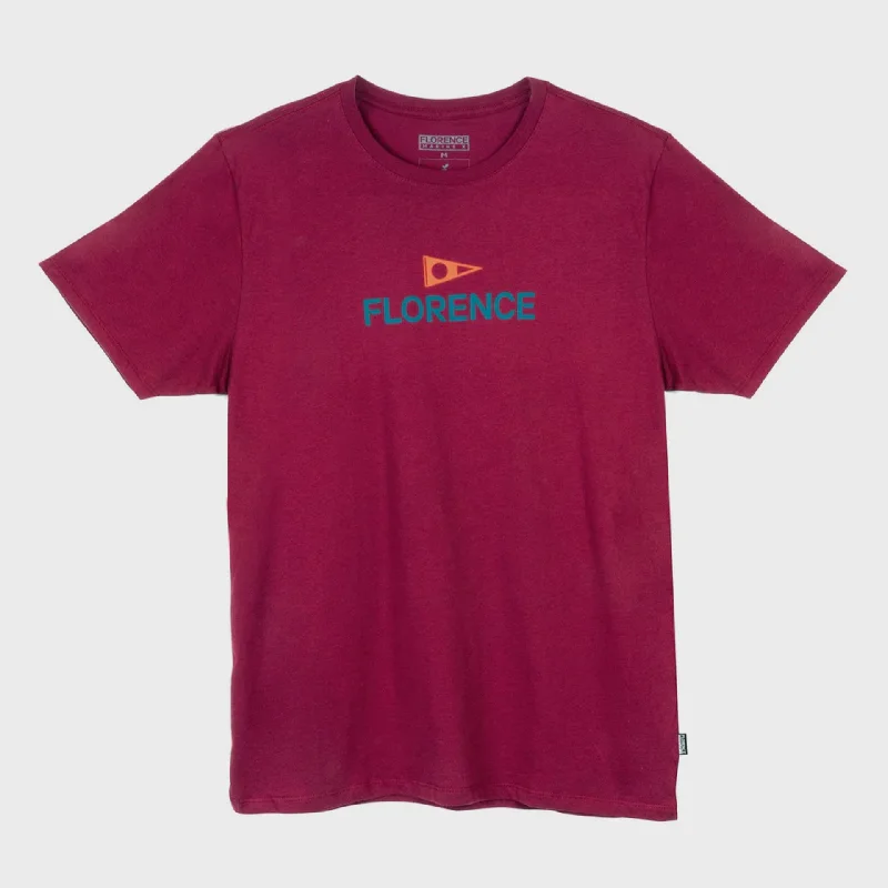 Florence Marine Logo T-Shirt - Maroon