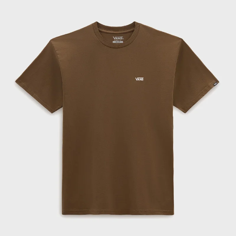 Vans Mens Left Chest Logo T-Shirt - Coffee Liqueur