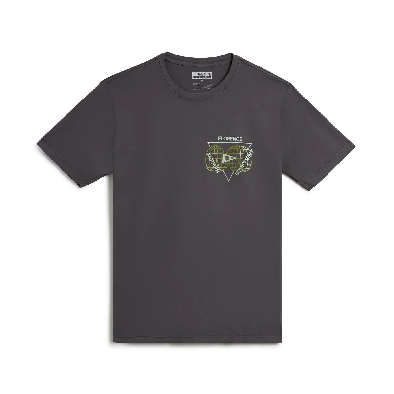 Florence Marine X Meridian T-shirt - Charcoal