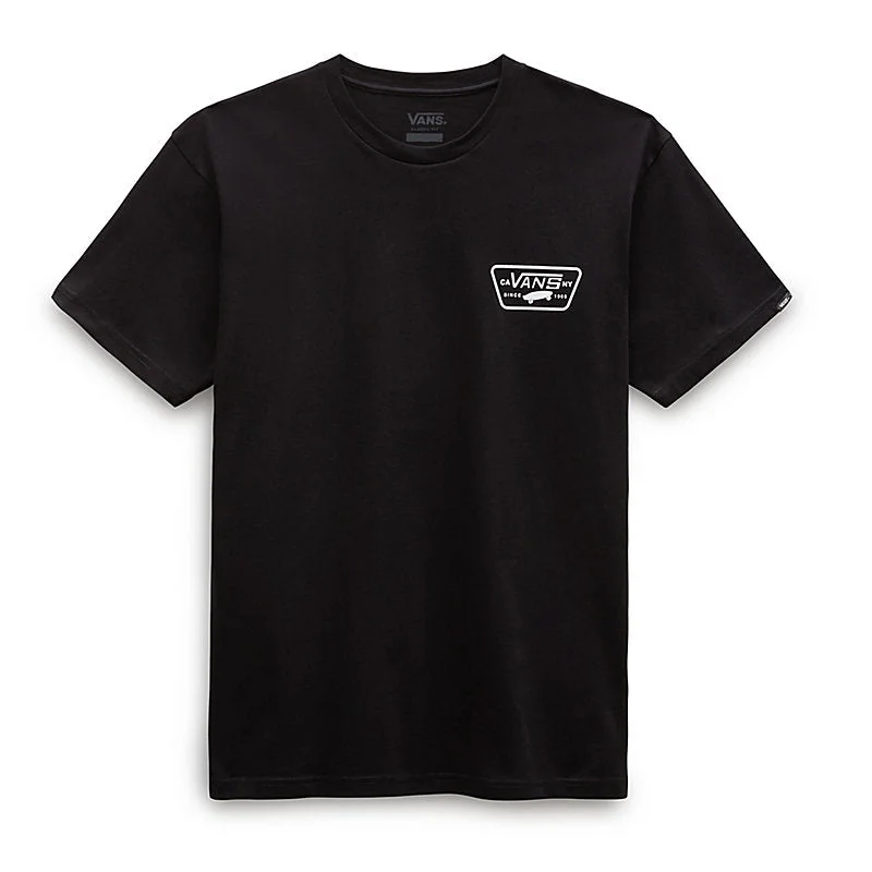 Vans Mens Full Patch Back T-Shirt - Black/White