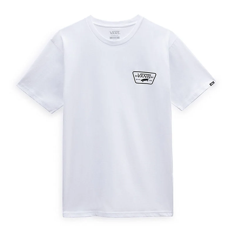 Vans Full Patch Back Mens T-Shirt - White/Black