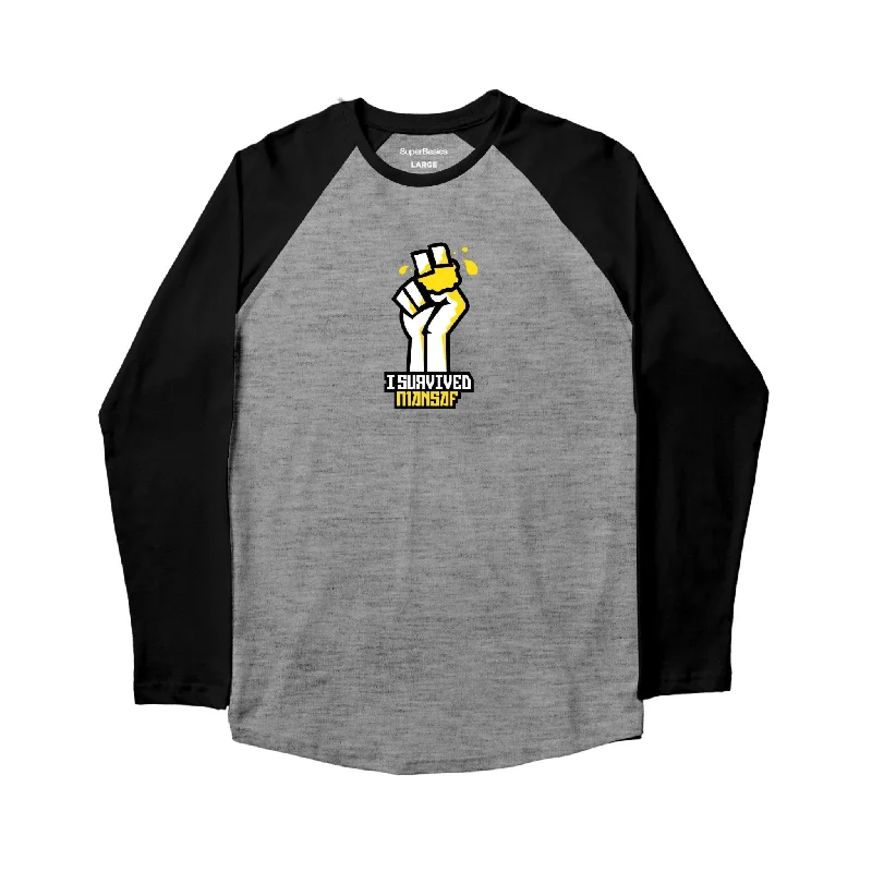 I Survived Mansaf | Kids Ghraphic Long Sleeve Baseball Tshirt