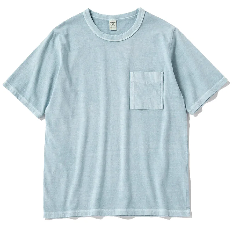 Jackman Pocket S/S T-Shirt Fade Saxe