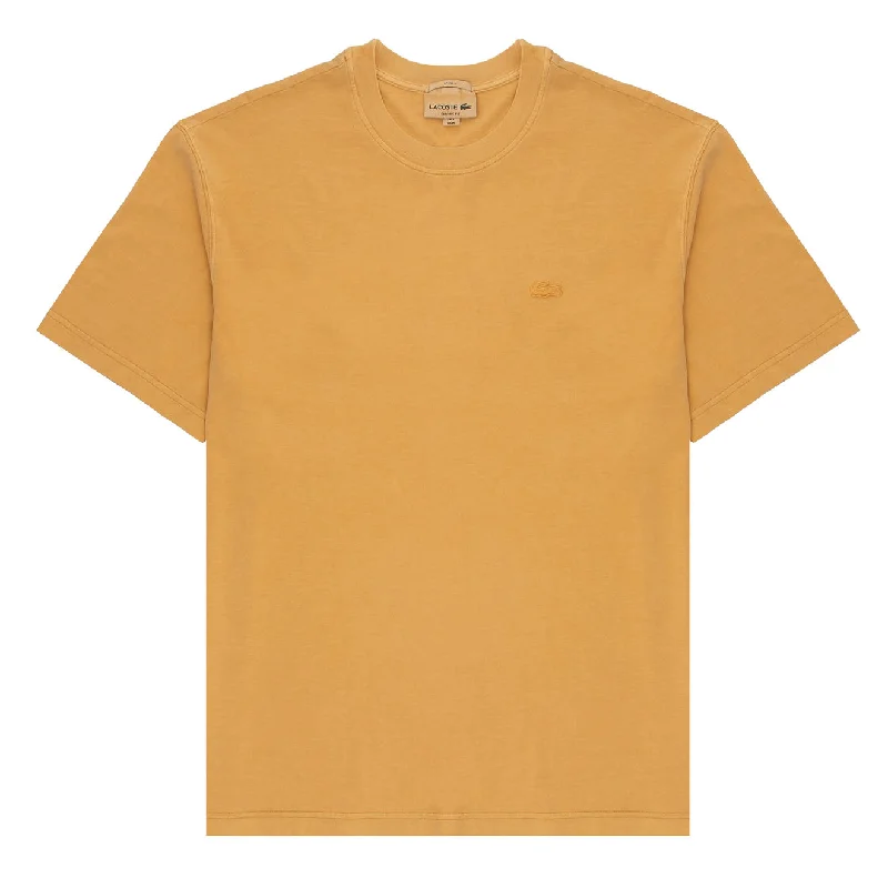 Lacoste Eco Dye T-Shirt Golden Haze