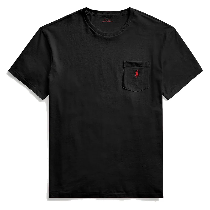 Polo Ralph Lauren Classic Fit Jersey Pocket T-Shirt RL Black