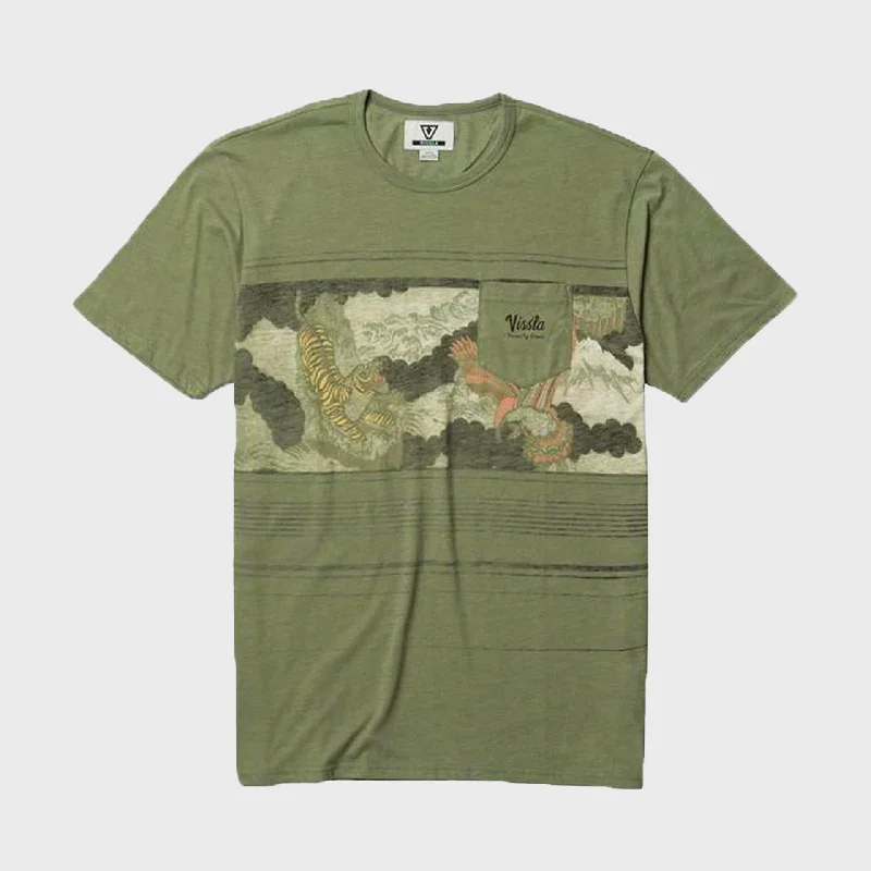 Vissla Sundaland Mens T-Shirt - Ranger Heather