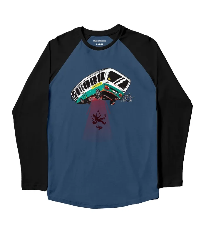 Ufo Bus | Unisex Baseball T-shirt