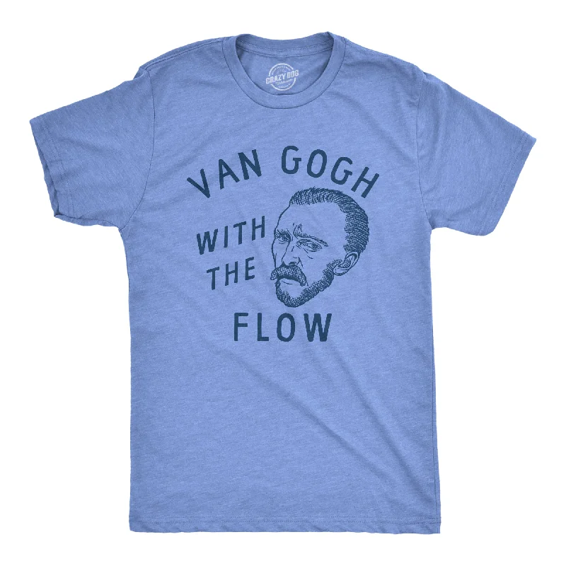 Van Gogh With The Flow Men's T Shirt