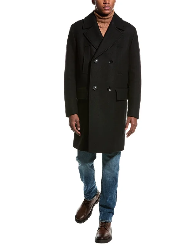 BOSS Hugo Boss Cam Wool-Blend Peacoat