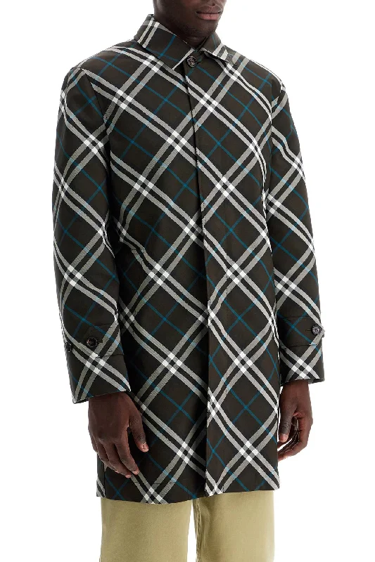 Burberry Ered

'checkered Nylon Car Coat