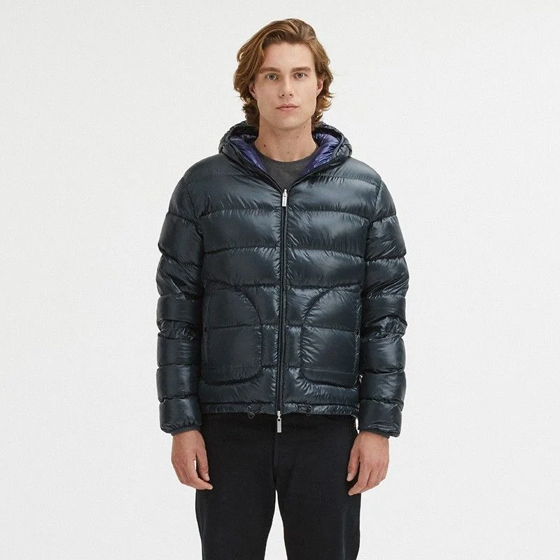 Centogrammi Reversible Duck Feather Padded Men's Jacket