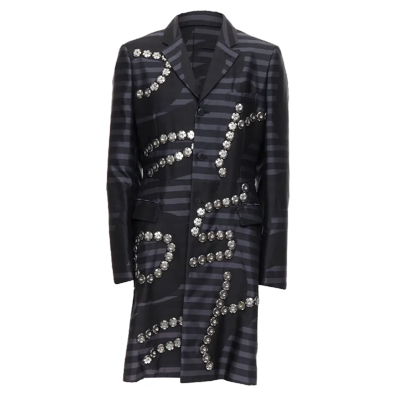 Comme Des Garcons Homme Plus Button Embellished Coat