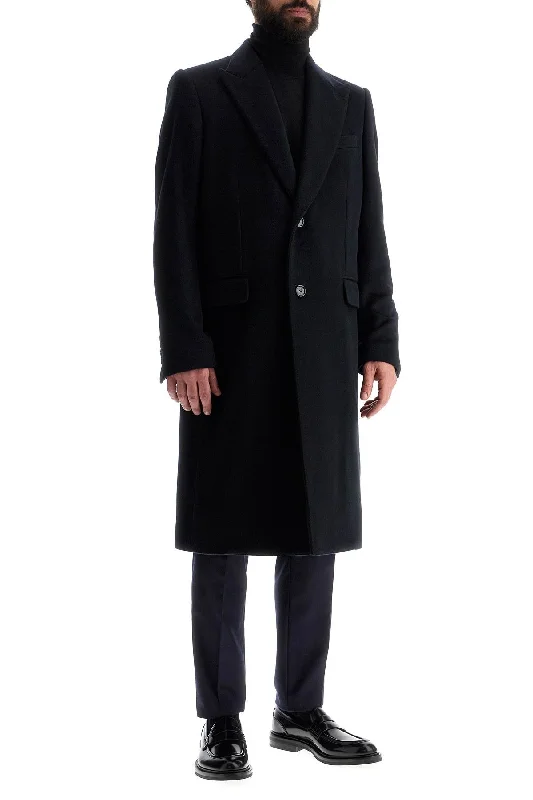 Dolce & Gabbana Single-Breasted Cashmere Coat