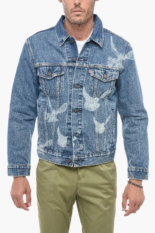 Levi's 3.PARADISE Trucker Denim Jacket with Dove Pattern