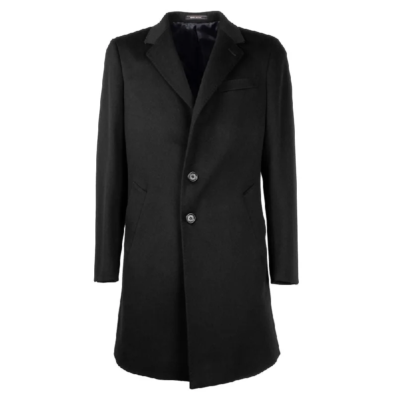 Made in Italy Elegant  Virgin Wool Men's Men's Coat