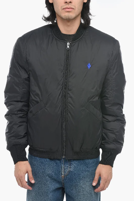 Marcelo Burlon Reversible Design CROSS Padded Bomber Jacket