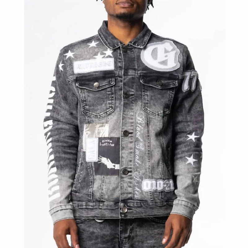 Men's Gamble Everything Jacket In Midnight Wash