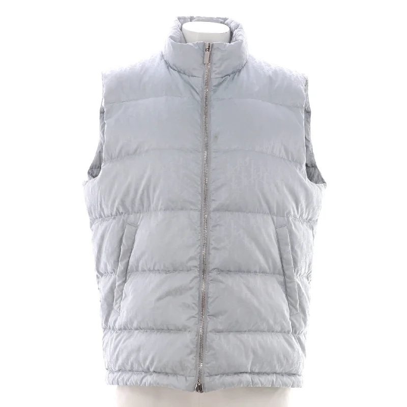 Men's Puffer Vest Quilted Oblique Polyamide with Down