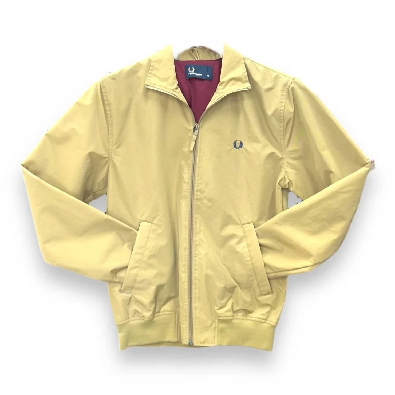 Men's Sailing Jacket In Yellow