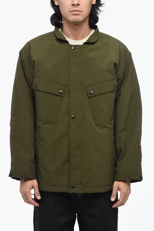 Needles Solid Color Nylon Utility Jacket