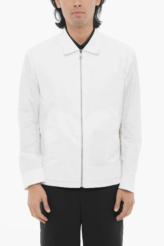 Neil Barrett Solid Color Lightweight Overshirt