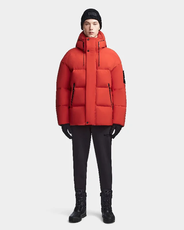 NELSON UNISEX DOWN PUFFER WITH HOOD