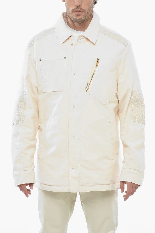 Objects IV Life Padded Overshirt with Patch Detail