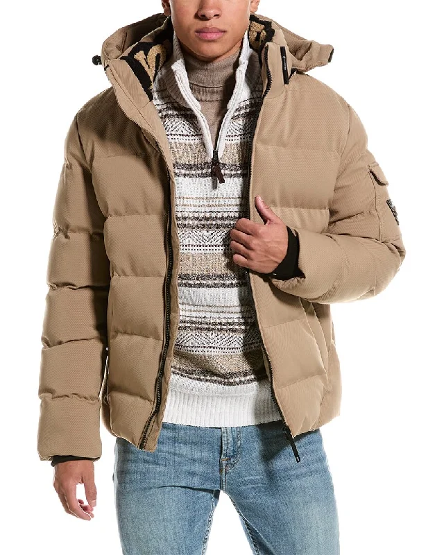 Point Zero Wide Twill Puffer Jacket