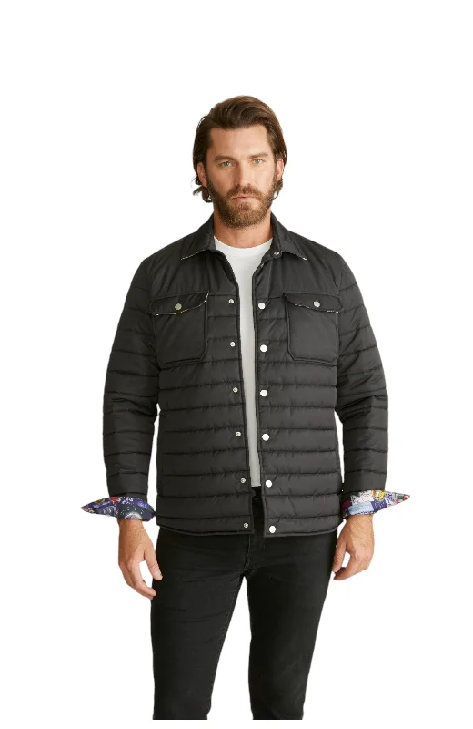 Robert Graham Men's Quilted Shirt Jacket