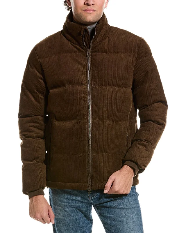 Slate & Stone Corduroy Padded Puffer Jacket