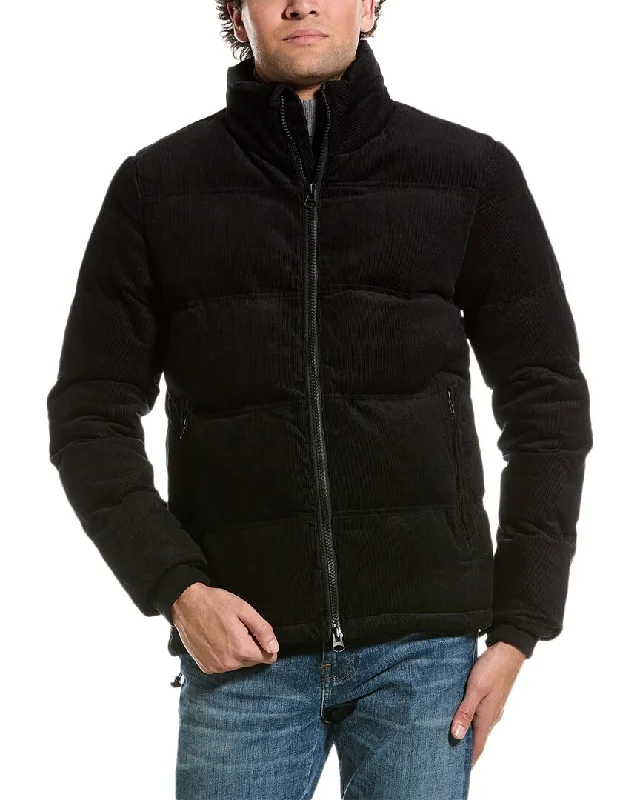 Slate & Stone Corduroy Padded Puffer Jacket