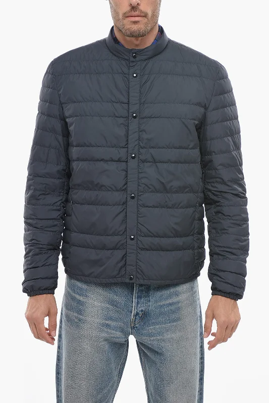 Woolrich Quilted Down Jacket with Front Buttoning