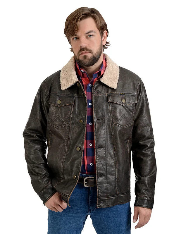 Wrangler Men's Trucker Sherpa Jacket