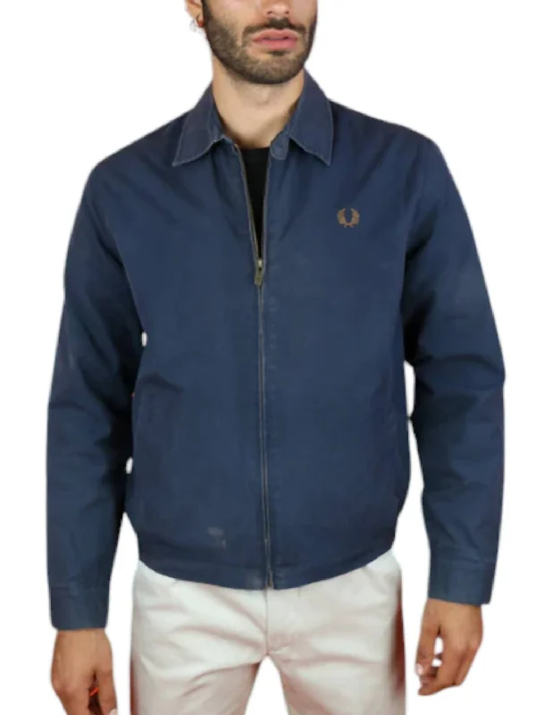 Zip Up Jacket In Navy