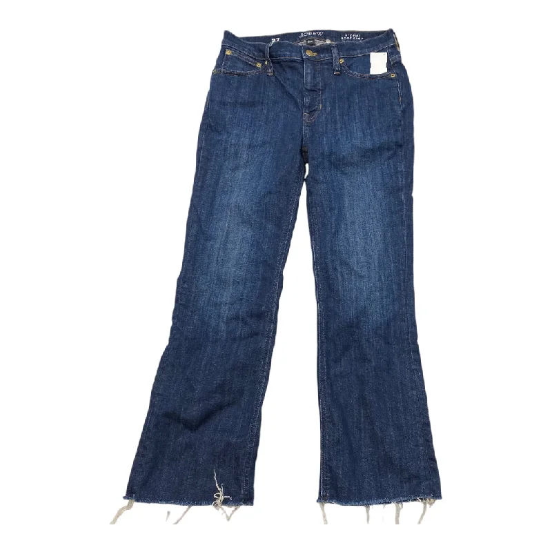 Jeans Boot Cut By J. Crew In Blue Denim, Size: 4