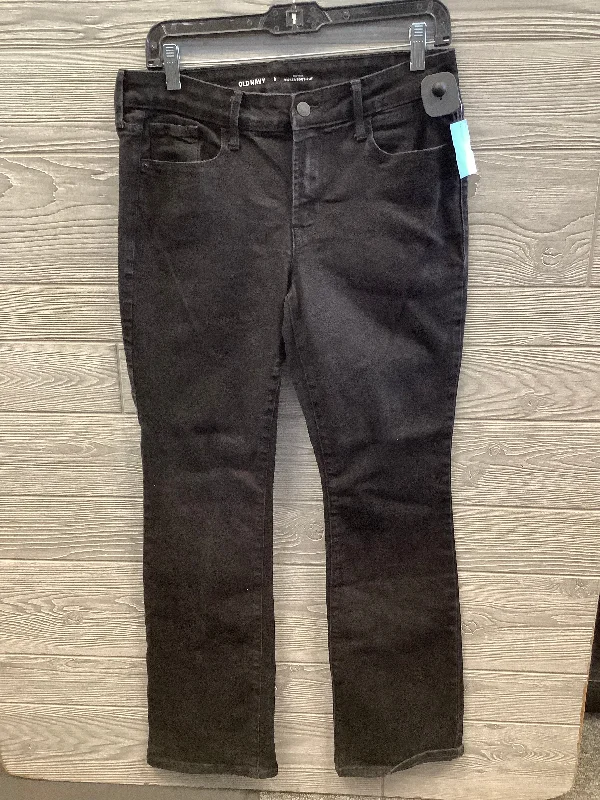 Jeans Boot Cut By Old Navy In Black Denim, Size: 8