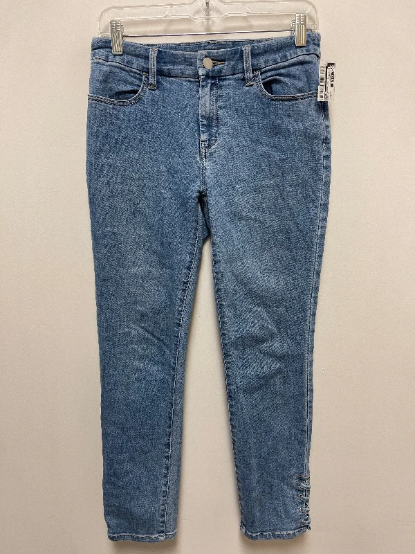 Jeans Boyfriend By Chicos In Blue Denim, Size: 2