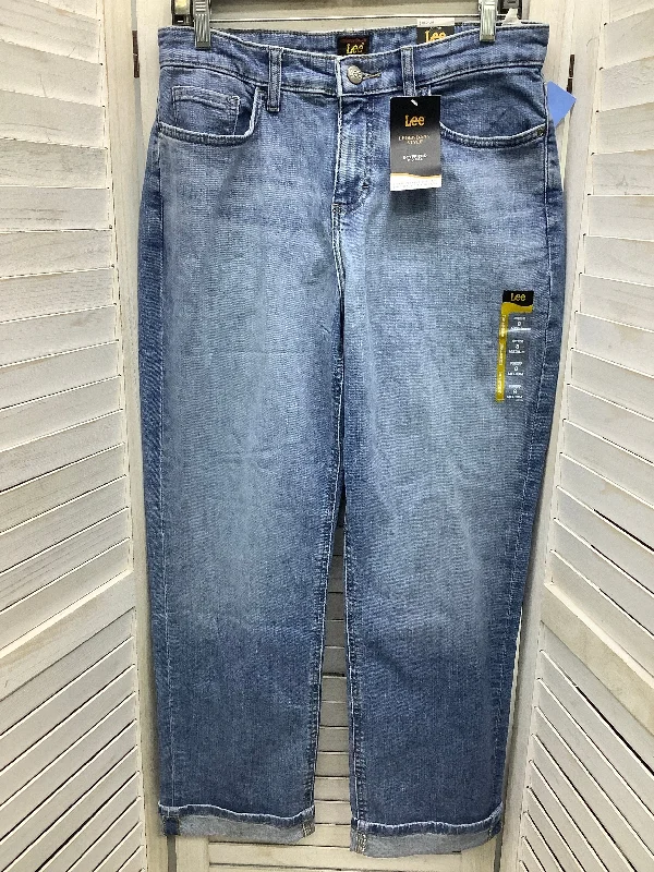 Jeans Boyfriend By Lee In Blue Denim, Size: 8