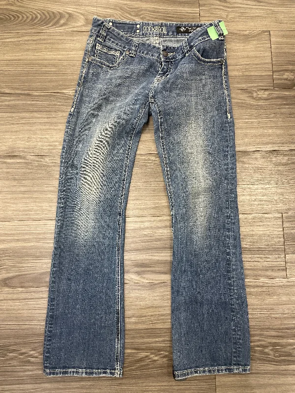 Jeans Flared By Clothes Mentor In Blue, Size: 6