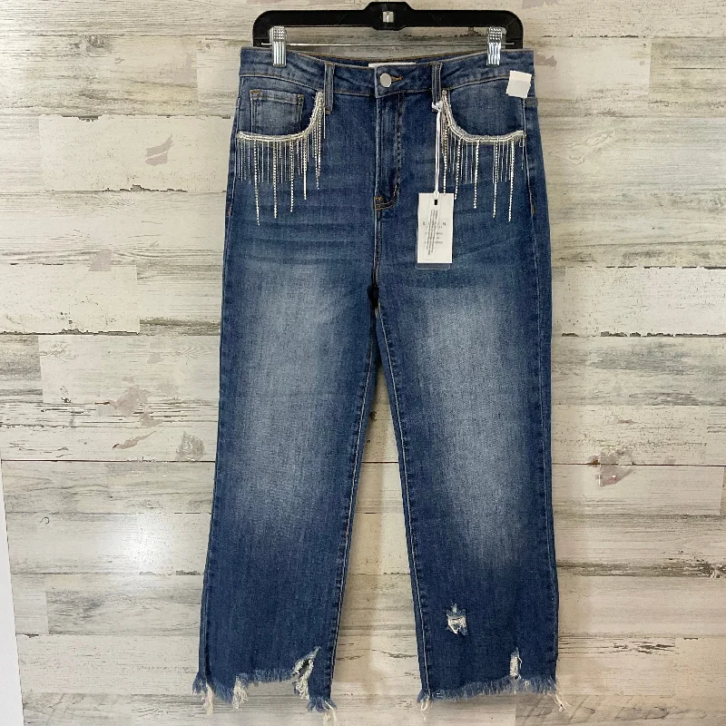 Jeans Flared By Risen In Blue, Size: 10